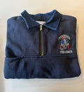 vintage 80s game work wear- 1/4 zip sweatshirt
