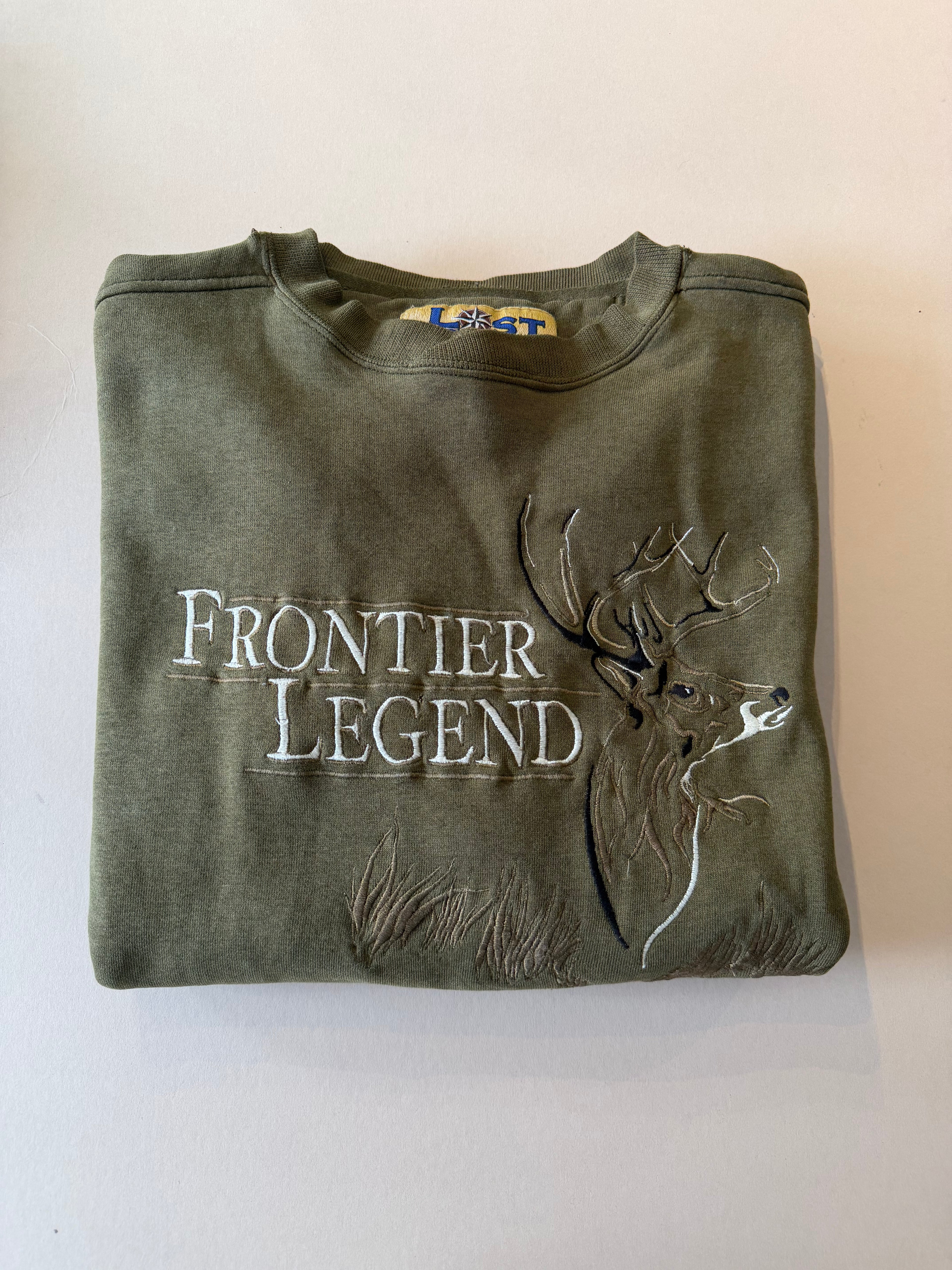Vintage LOST frontier Legend crewneck sweatshirt