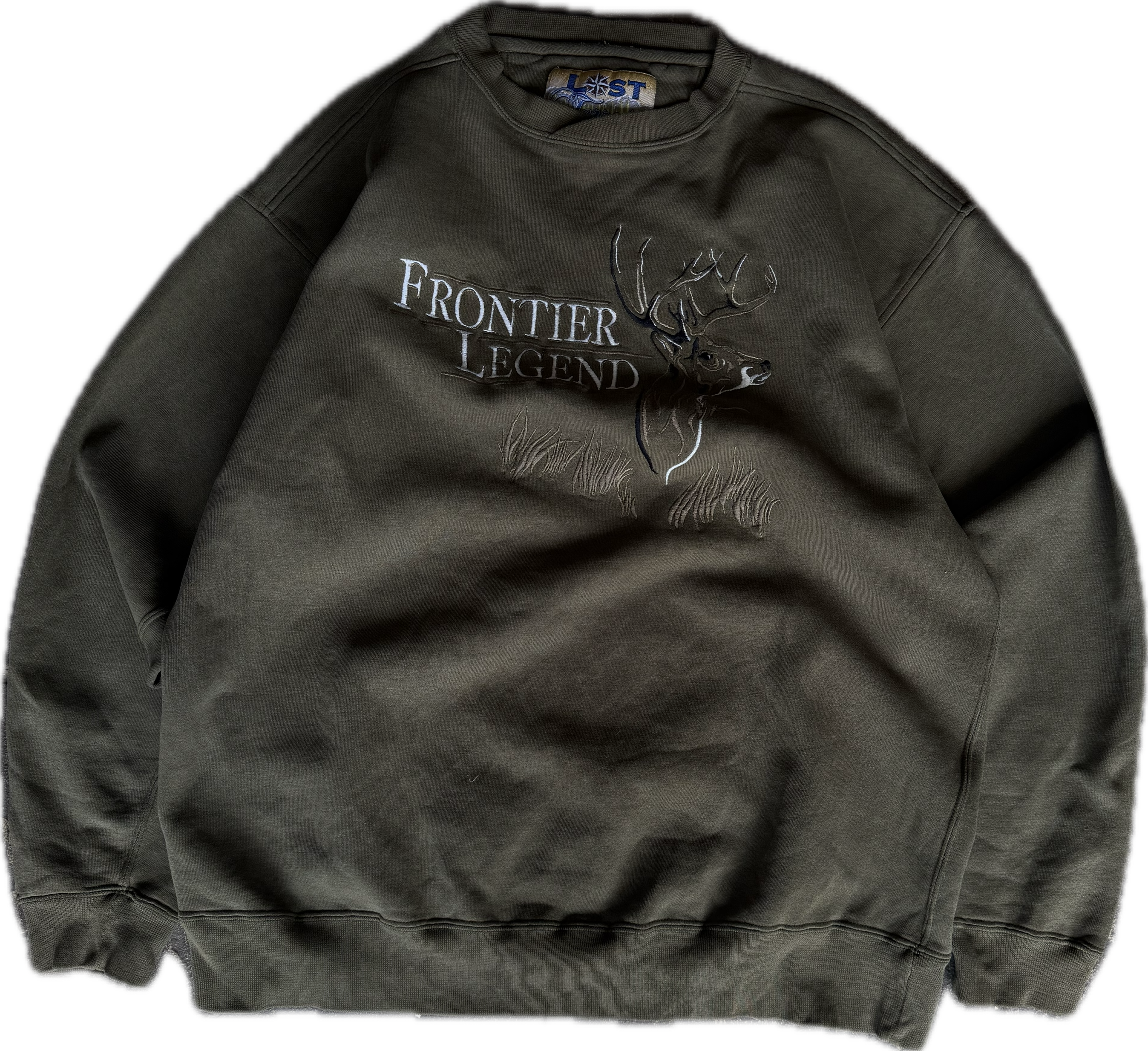 Vintage LOST frontier Legend crewneck sweatshirt